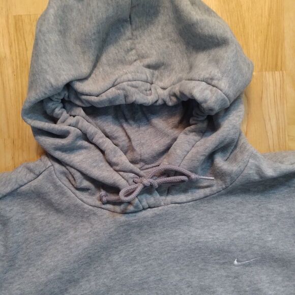 Vintage Nike Small Swoosh Logo Hoodie Sweatshirt - Picture 1 of 8